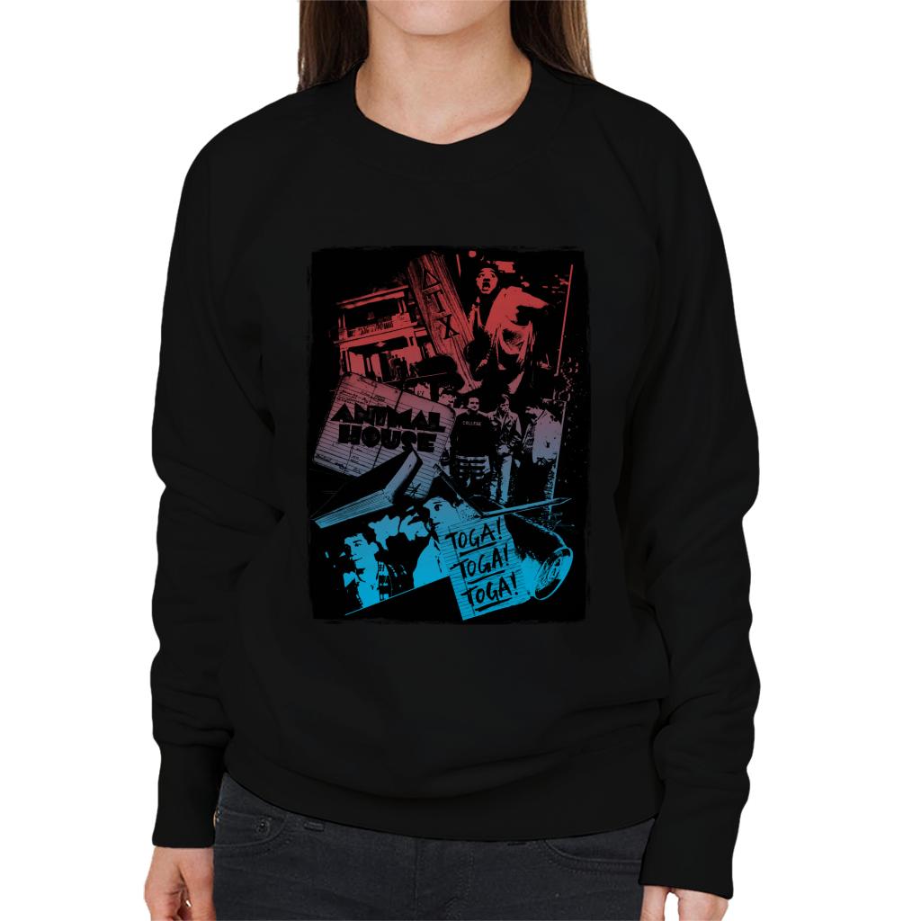 Animal House Montage Women's Sweatshirt-ALL + EVERY