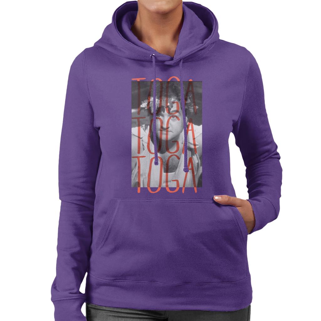 Animal House Bluto Toga Toga Toga Women's Hooded Sweatshirt-ALL + EVERY