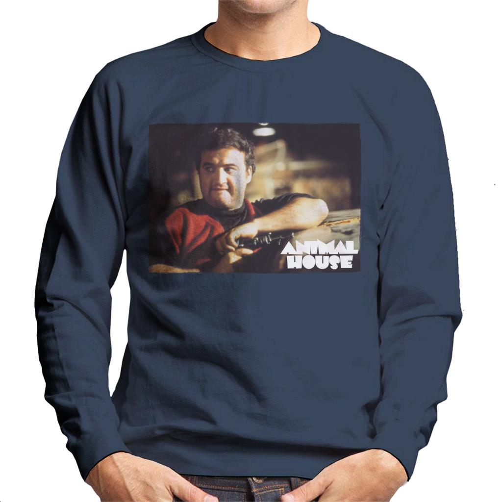 Animal House John Bluto Blutarsky Wearing Red Top Men's Sweatshirt-ALL + EVERY