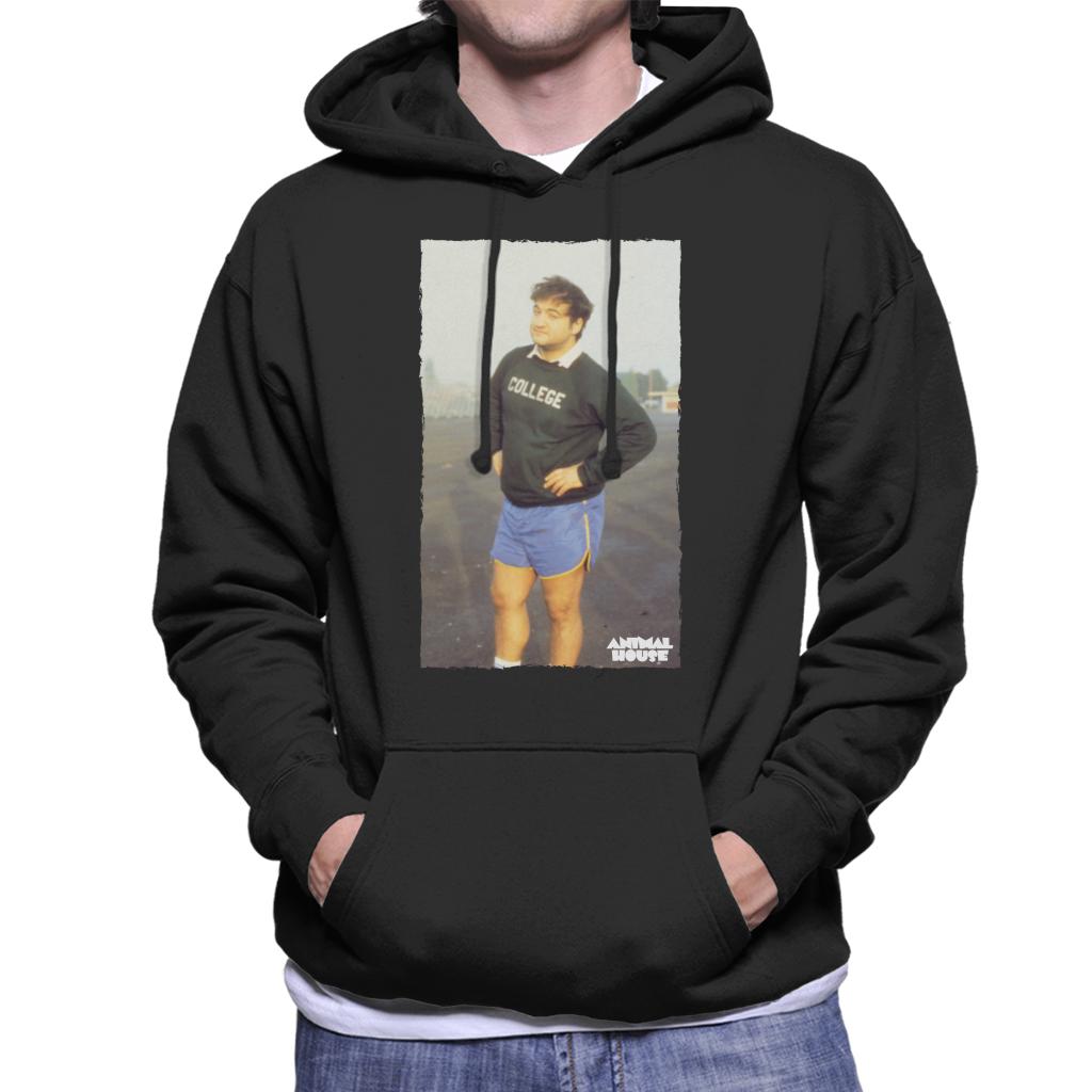 Animal House John Bluto Blutarsky Posing Men's Hooded Sweatshirt-ALL + EVERY