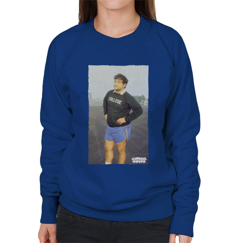 Animal House John Bluto Blutarsky Posing Women's Sweatshirt-ALL + EVERY