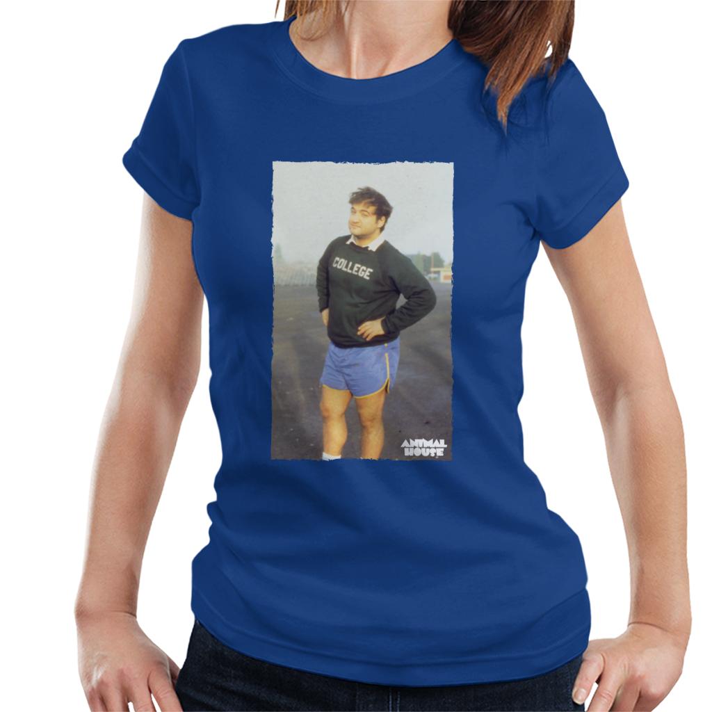 Animal House John Bluto Blutarsky Posing Women's T-Shirt-ALL + EVERY