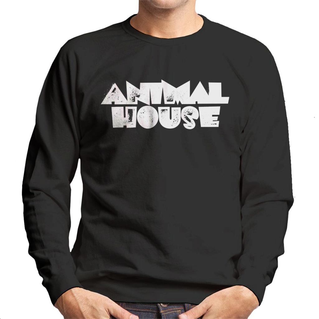 Animal House White Logo Men's Sweatshirt-ALL + EVERY