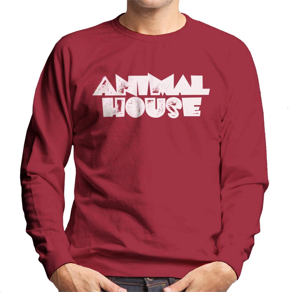 Animal House White Logo Men's Sweatshirt-ALL + EVERY