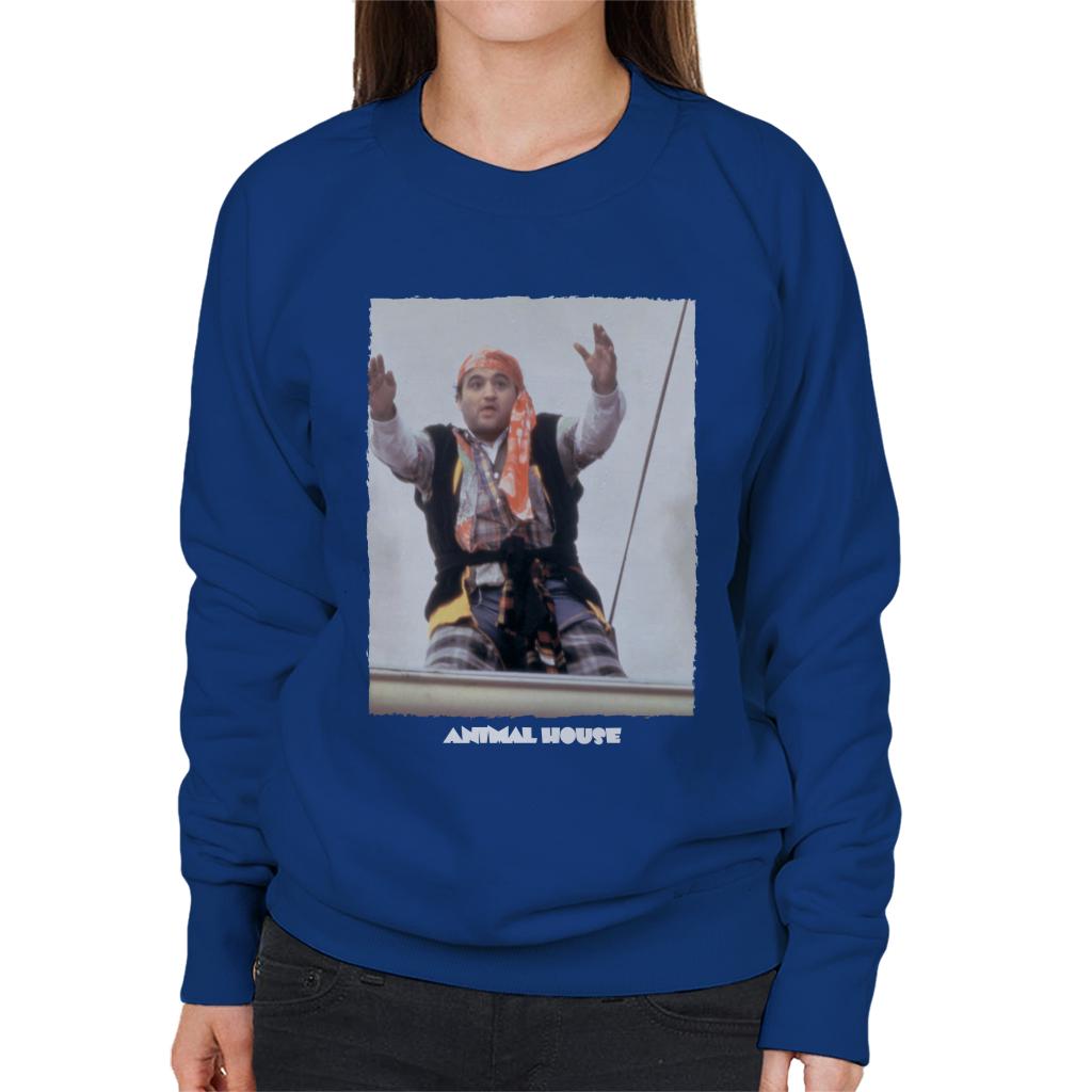 Animal House John Bluto Blutarsky As A Pirate Women's Sweatshirt-ALL + EVERY