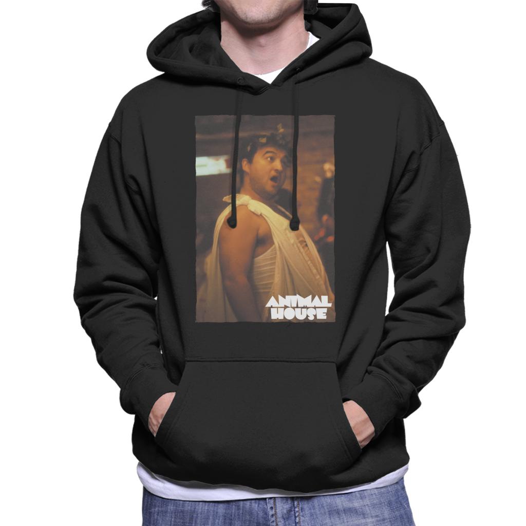 Animal House John Bluto Blutarsky Dressed In Toga Men's Hooded Sweatshirt-ALL + EVERY