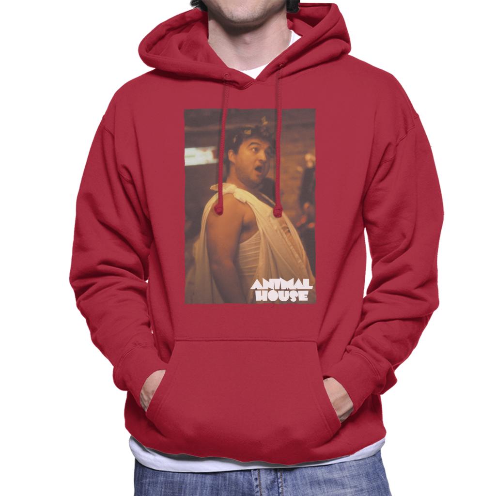 Animal House John Bluto Blutarsky Dressed In Toga Men's Hooded Sweatshirt-ALL + EVERY