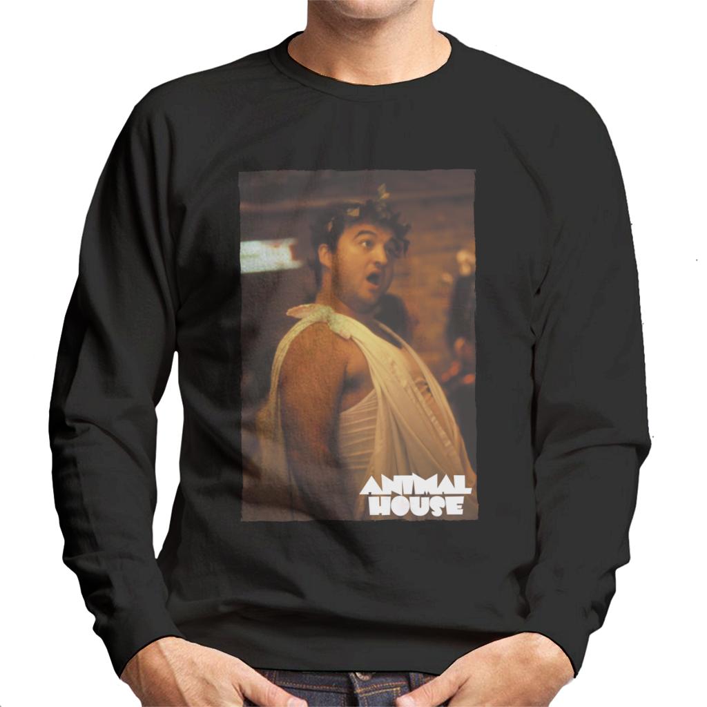 Animal House John Bluto Blutarsky Dressed In Toga Men's Sweatshirt-ALL + EVERY