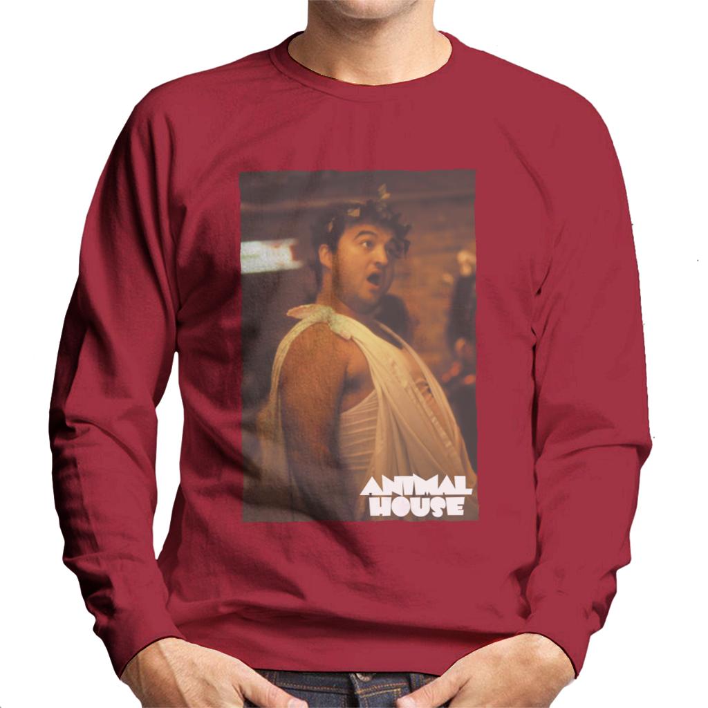 Animal House John Bluto Blutarsky Dressed In Toga Men's Sweatshirt-ALL + EVERY