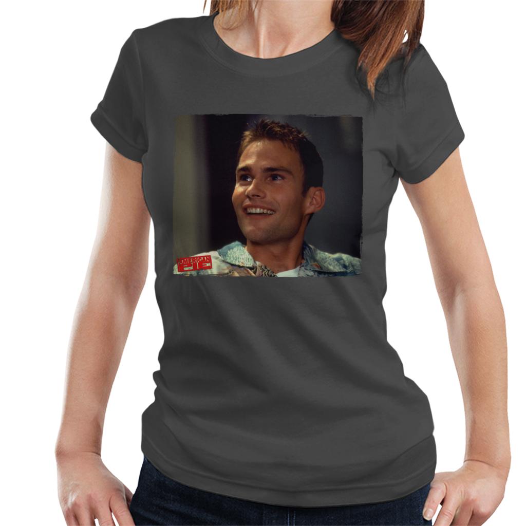 American Pie Stifler Smiling Women's T-Shirt-ALL + EVERY