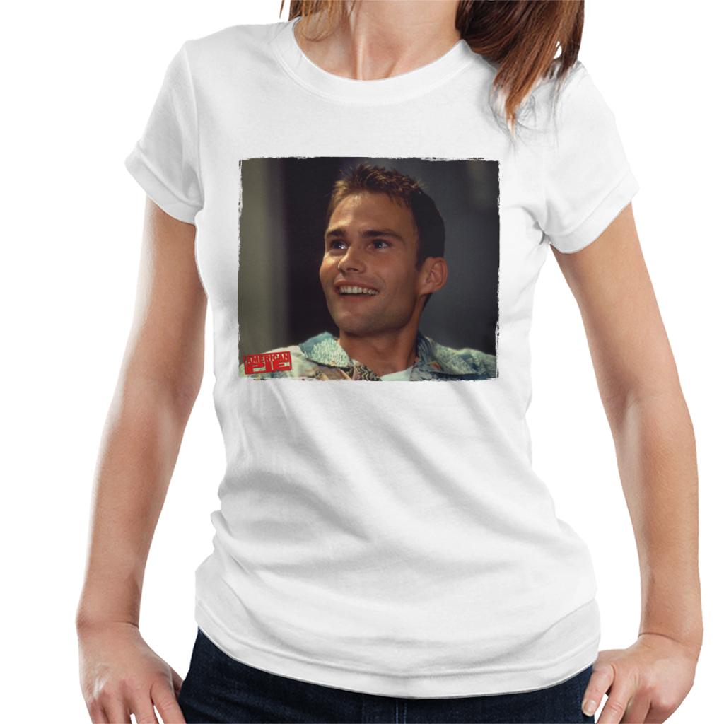 American Pie Stifler Smiling Women's T-Shirt-ALL + EVERY