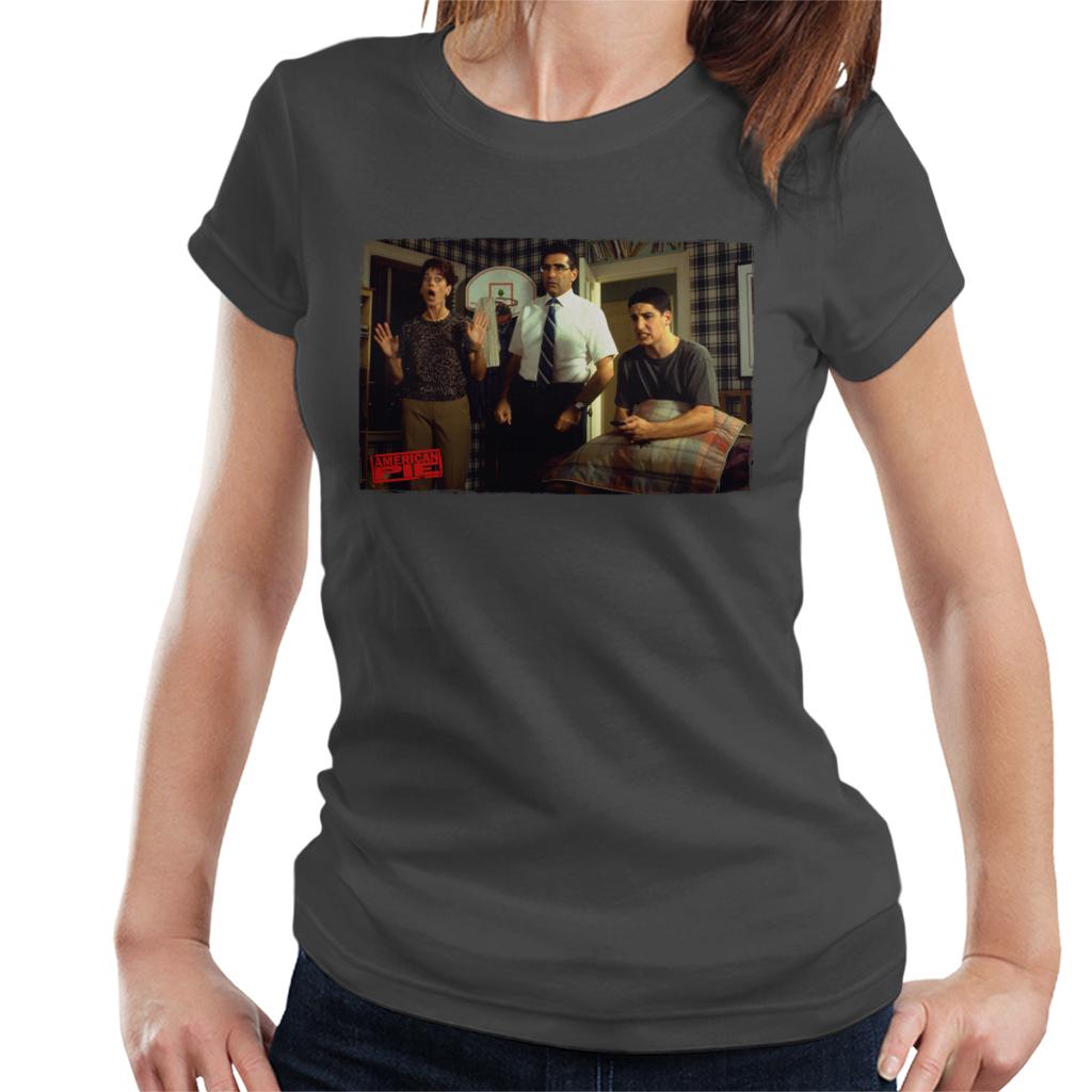 American Pie Jim Caught By Parents Women's T-Shirt-ALL + EVERY