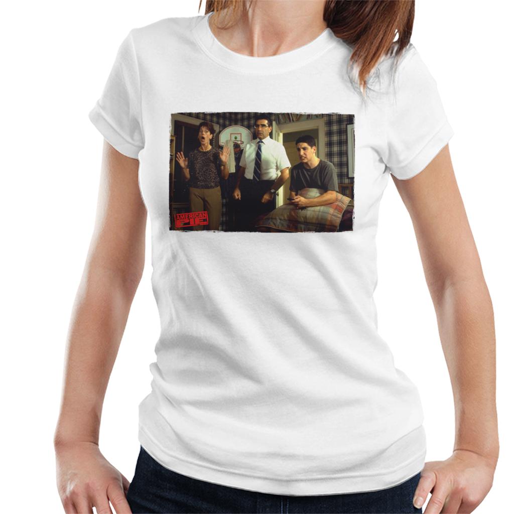 American Pie Jim Caught By Parents Women's T-Shirt-ALL + EVERY