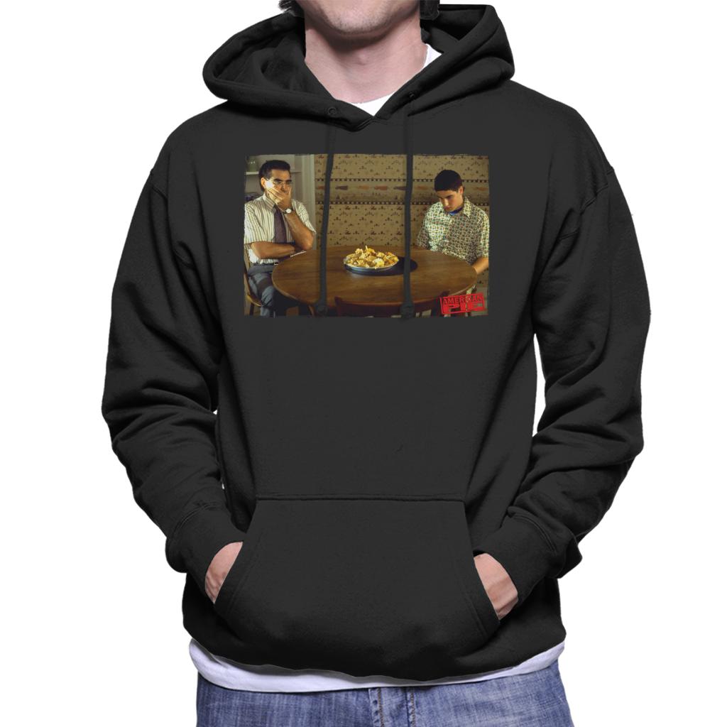 American Pie On The Table Men's Hooded Sweatshirt-ALL + EVERY