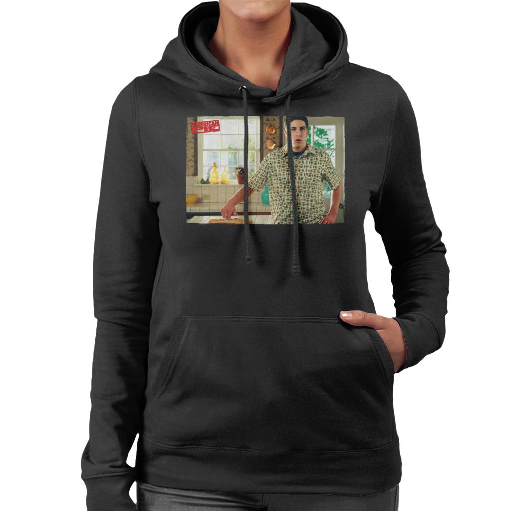 American Pie Jim Touches Pie Women's Hooded Sweatshirt-ALL + EVERY
