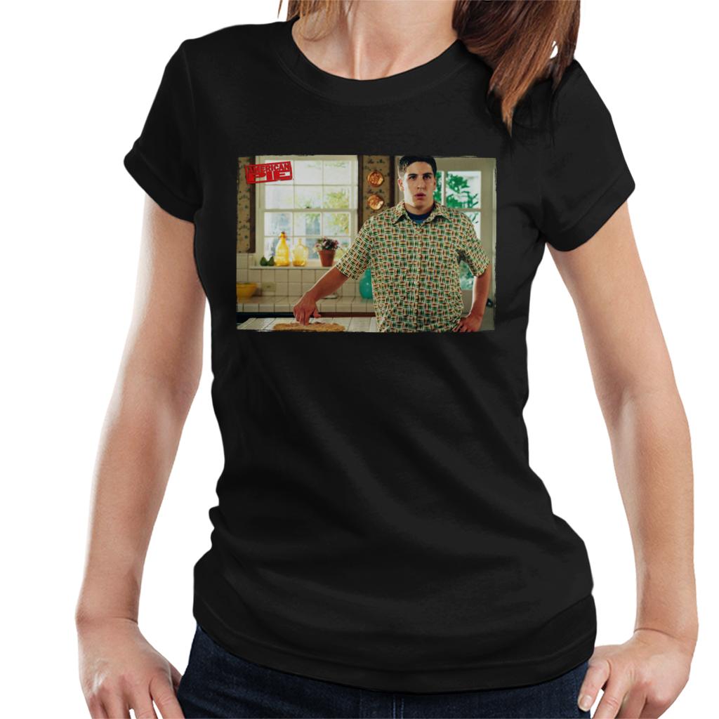 American Pie Jim Touches Pie Women's T-Shirt-ALL + EVERY