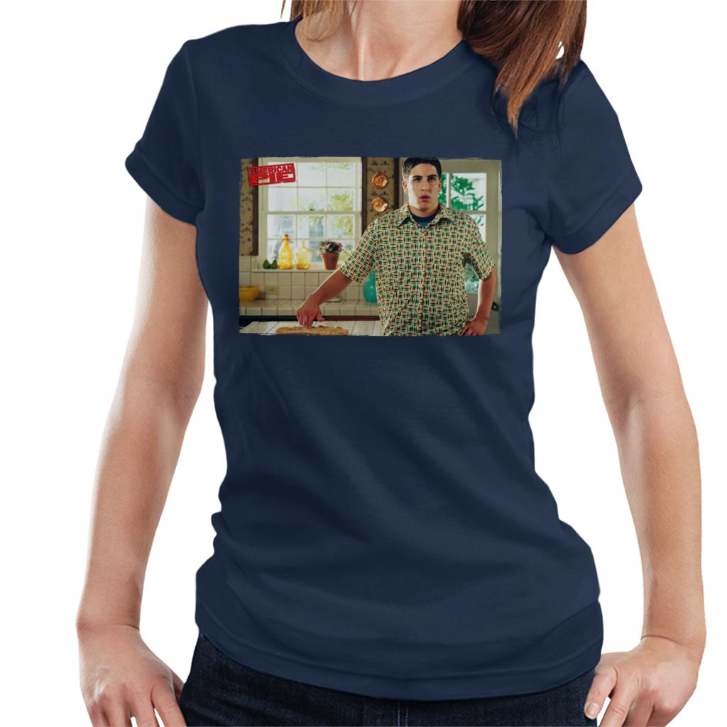 American Pie Jim Touches Pie Women's T-Shirt-ALL + EVERY