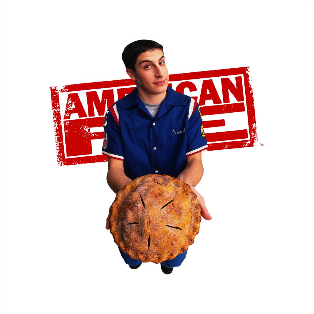 American Pie Jim Holding Pie Men's Sweatshirt-ALL + EVERY