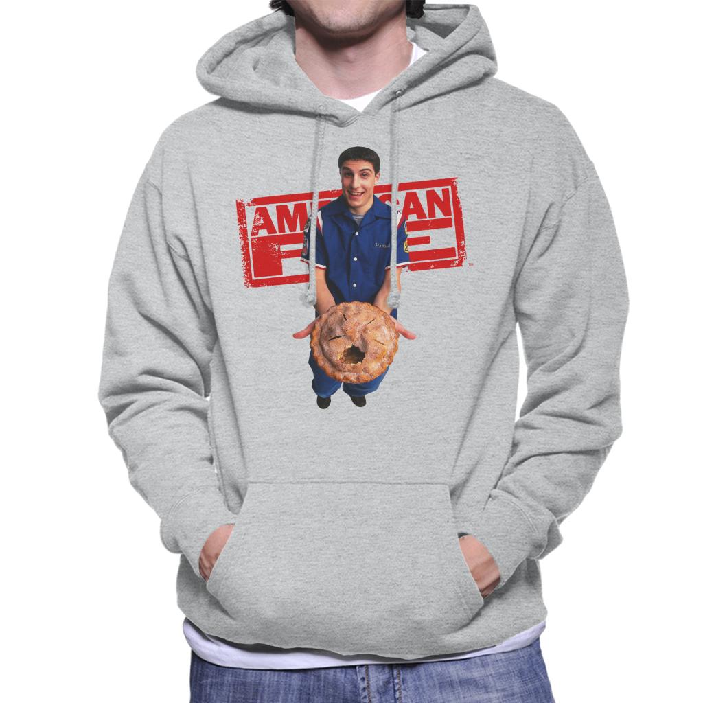 American Pie Jim Holding Eaten Pie Men's Hooded Sweatshirt-ALL + EVERY