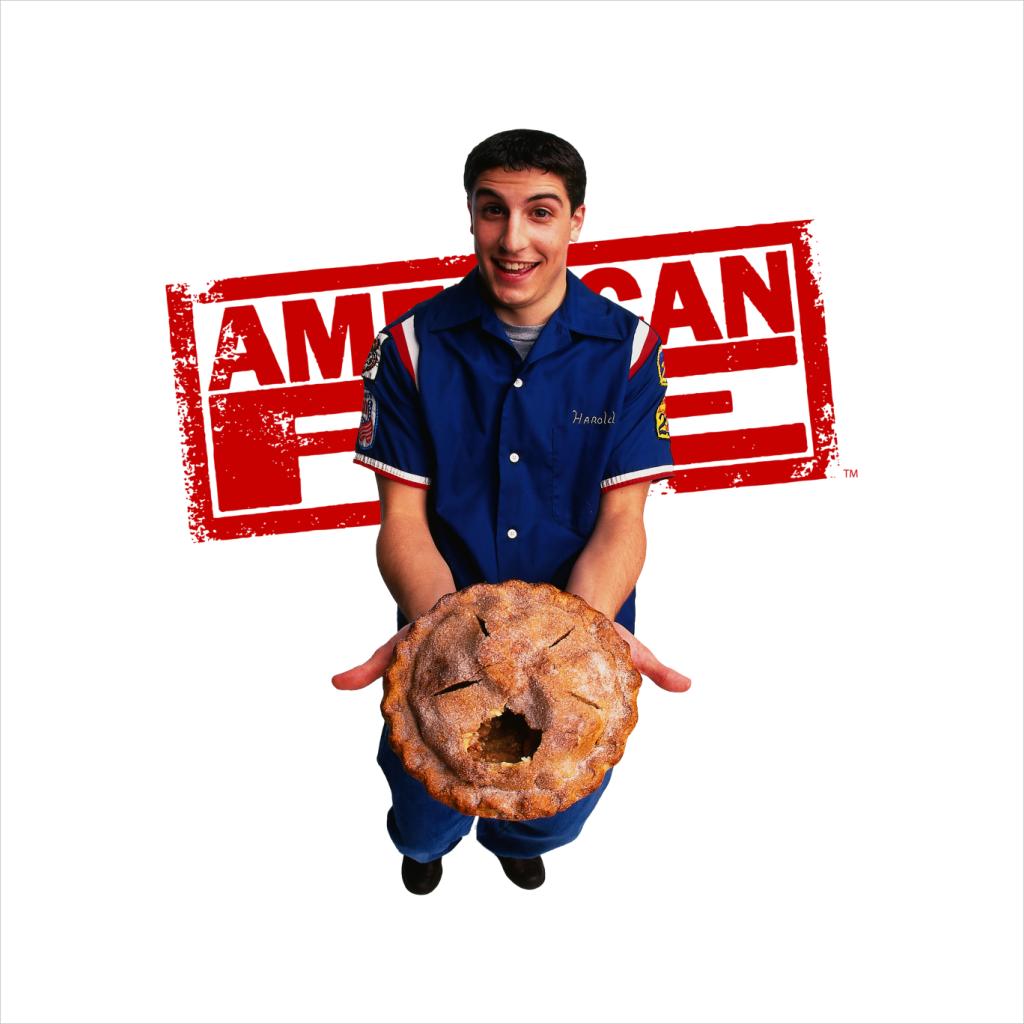 American Pie Jim Holding Eaten Pie Men's T-Shirt-ALL + EVERY