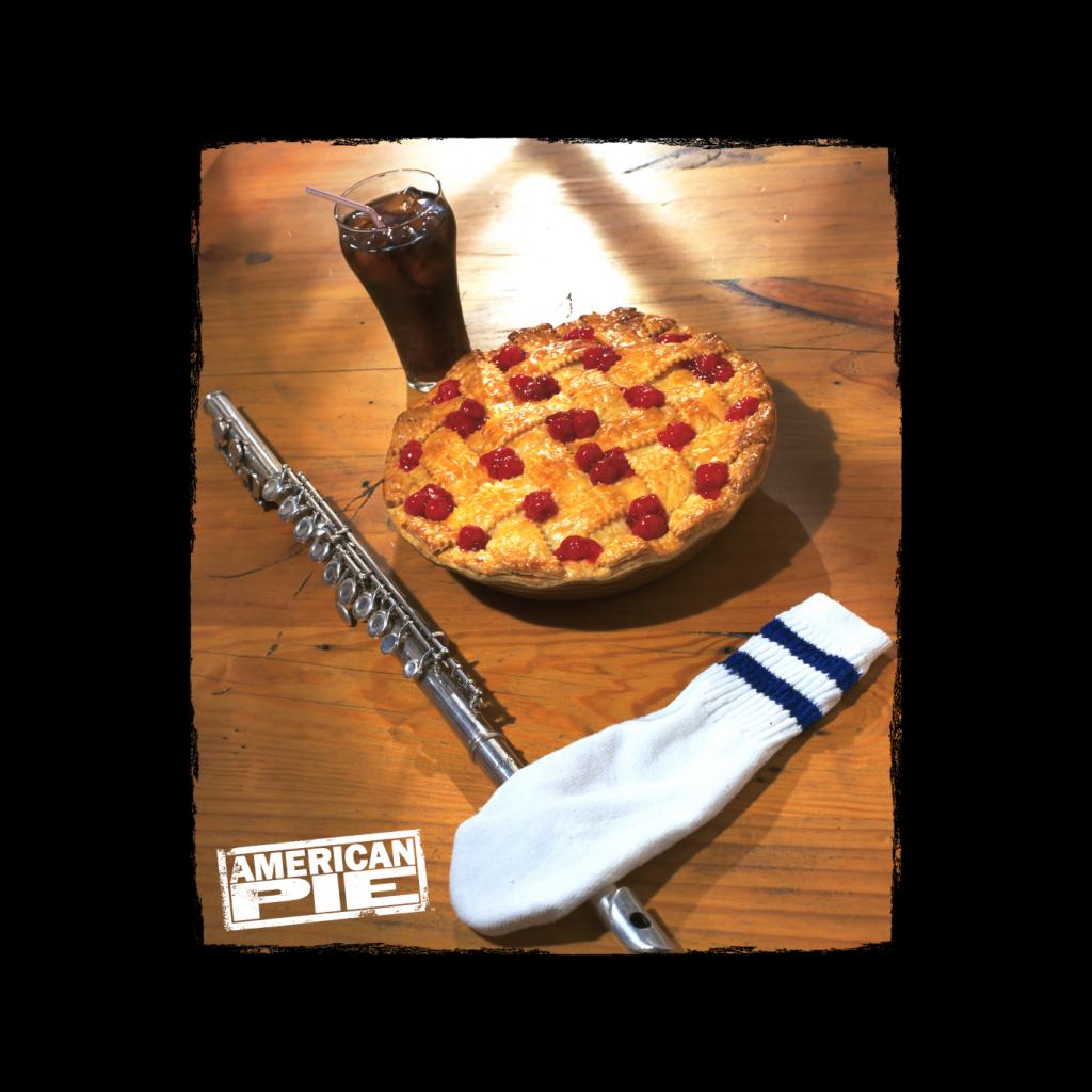 American Pie Flute Sock And Pie Men's T-Shirt-ALL + EVERY