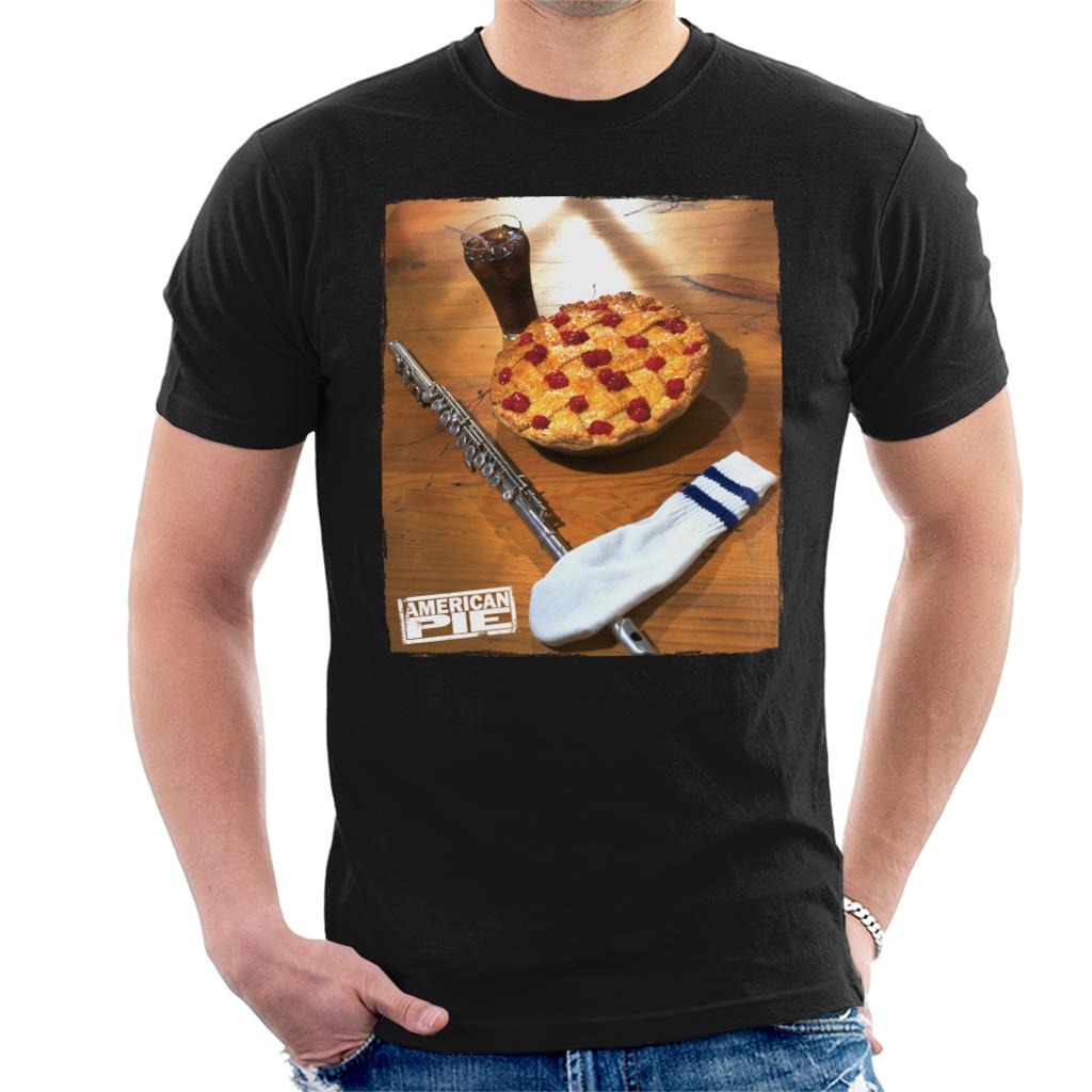 American Pie Flute Sock And Pie Men's T-Shirt-ALL + EVERY