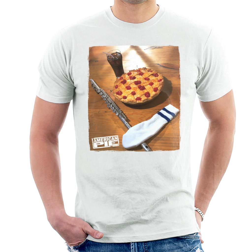 American Pie Flute Sock And Pie Men's T-Shirt-ALL + EVERY