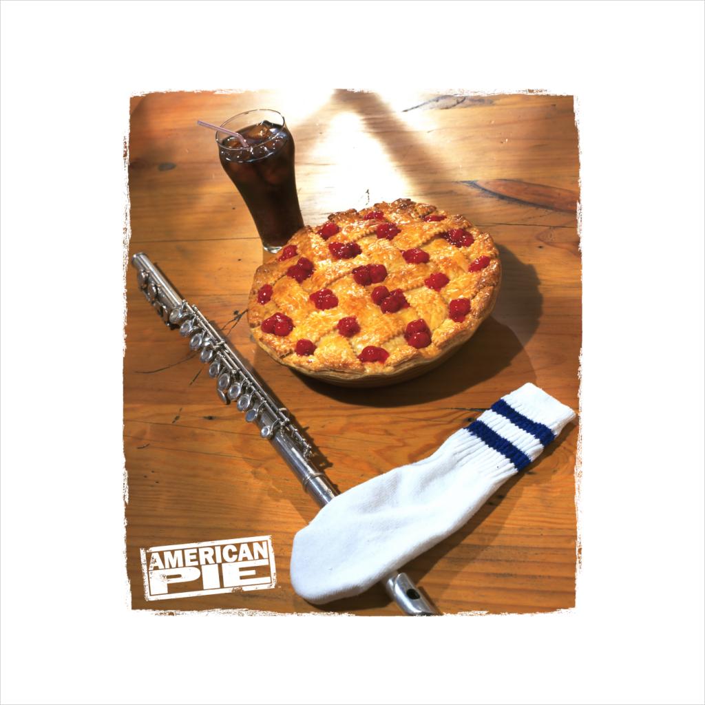 American Pie Flute Sock And Pie Men's T-Shirt-ALL + EVERY