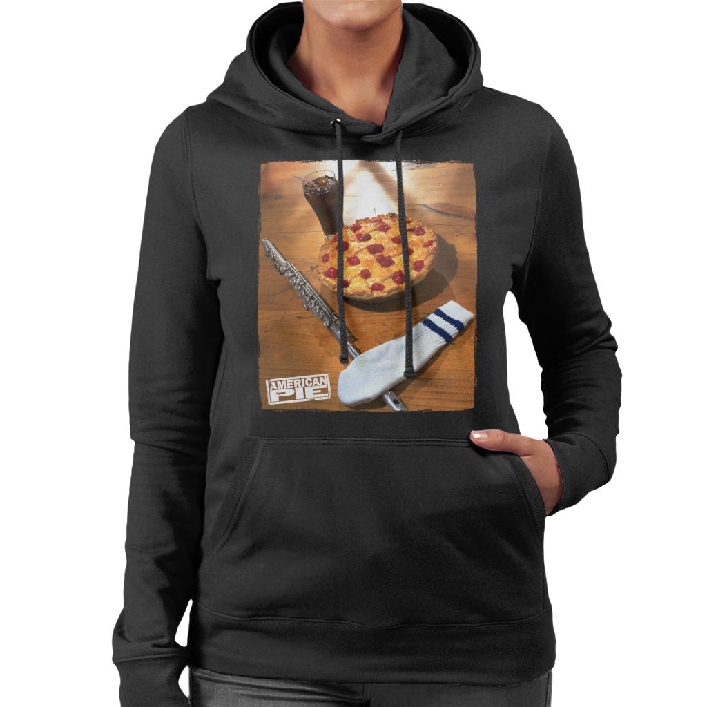 American Pie Flute Sock And Pie Women's Hooded Sweatshirt-ALL + EVERY