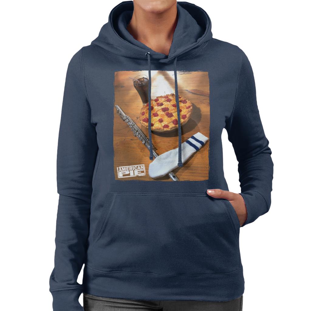 American Pie Flute Sock And Pie Women's Hooded Sweatshirt-ALL + EVERY