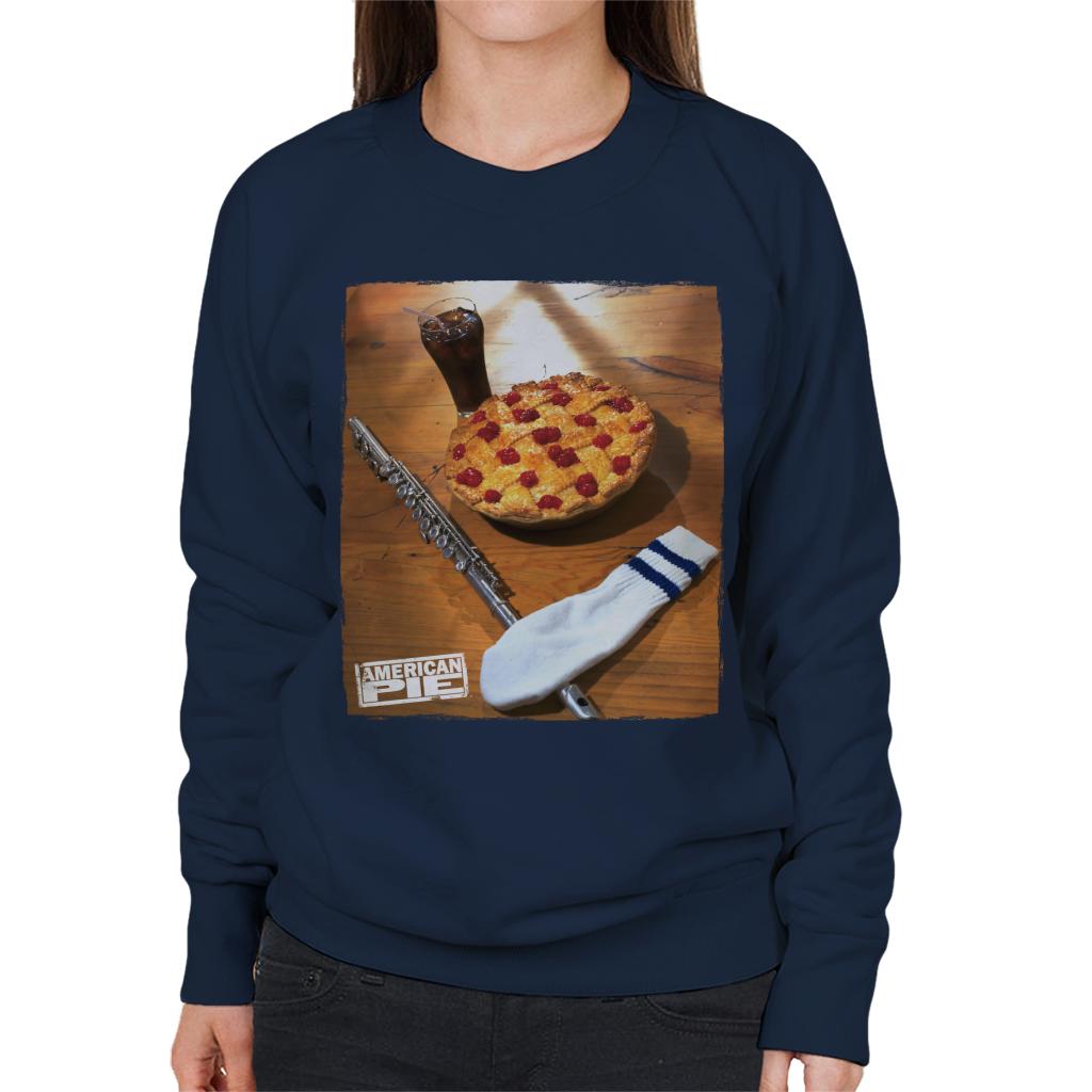 American Pie Flute Sock And Pie Women's Sweatshirt-ALL + EVERY