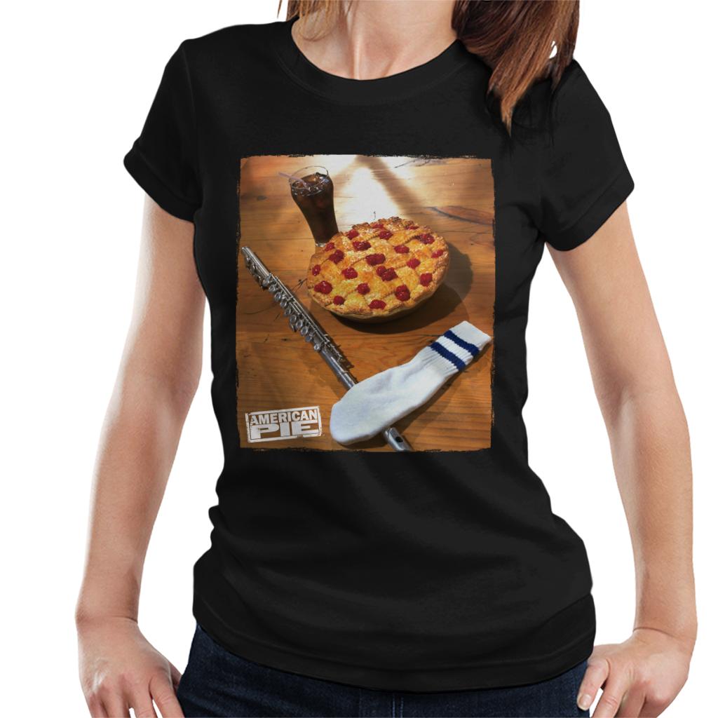 American Pie Flute Sock And Pie Women's T-Shirt-ALL + EVERY