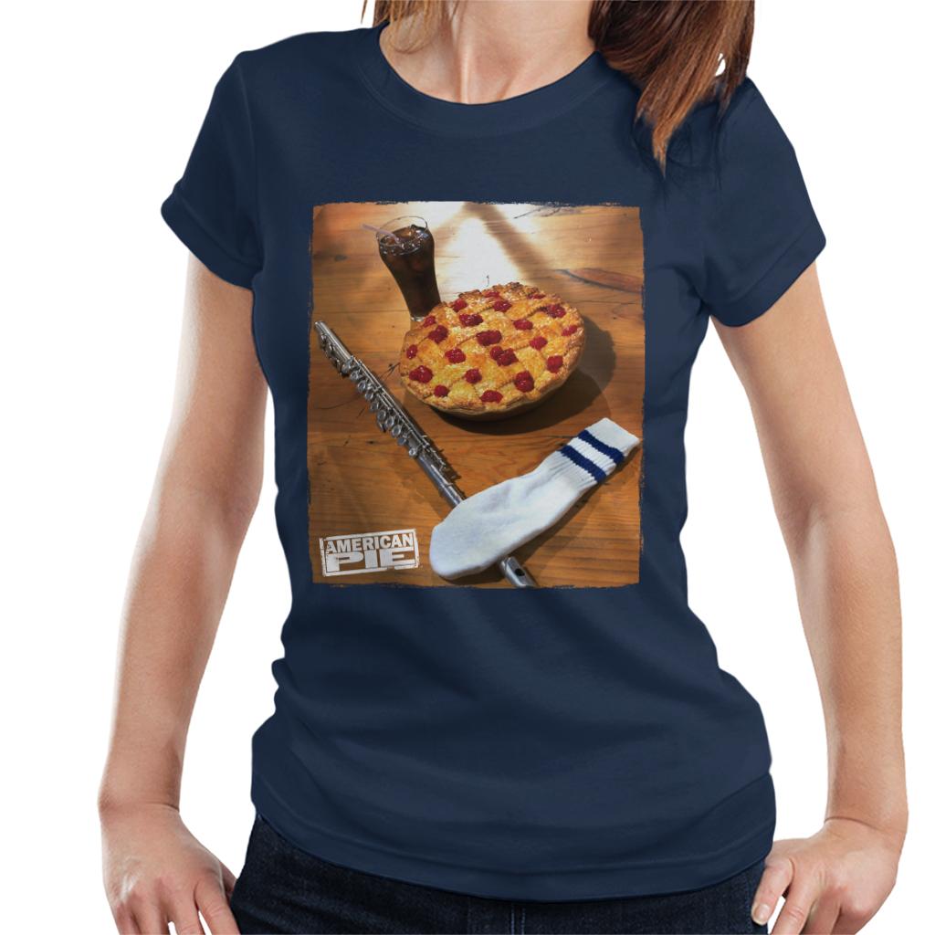 American Pie Flute Sock And Pie Women's T-Shirt-ALL + EVERY