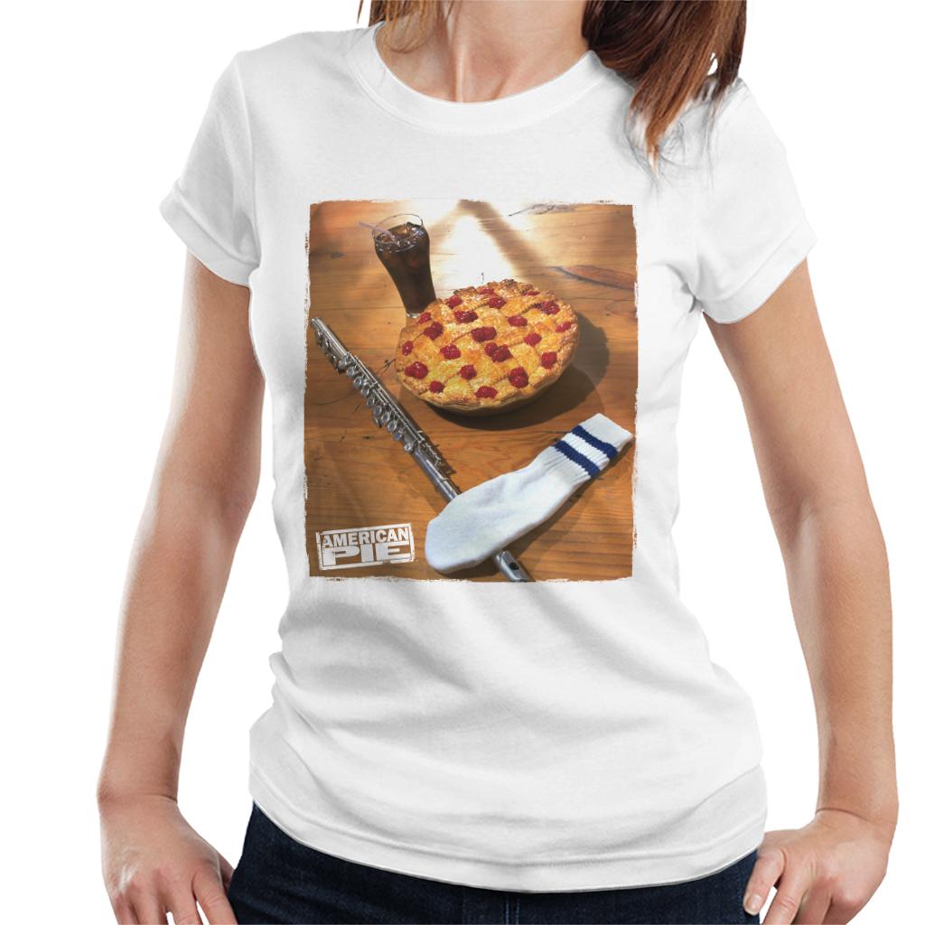 American Pie Flute Sock And Pie Women's T-Shirt-ALL + EVERY