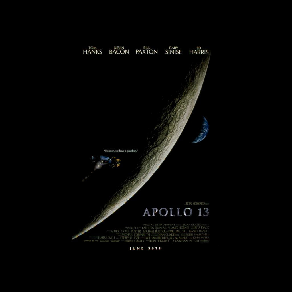 Apollo 13 Poster Design Men's T-Shirt-ALL + EVERY