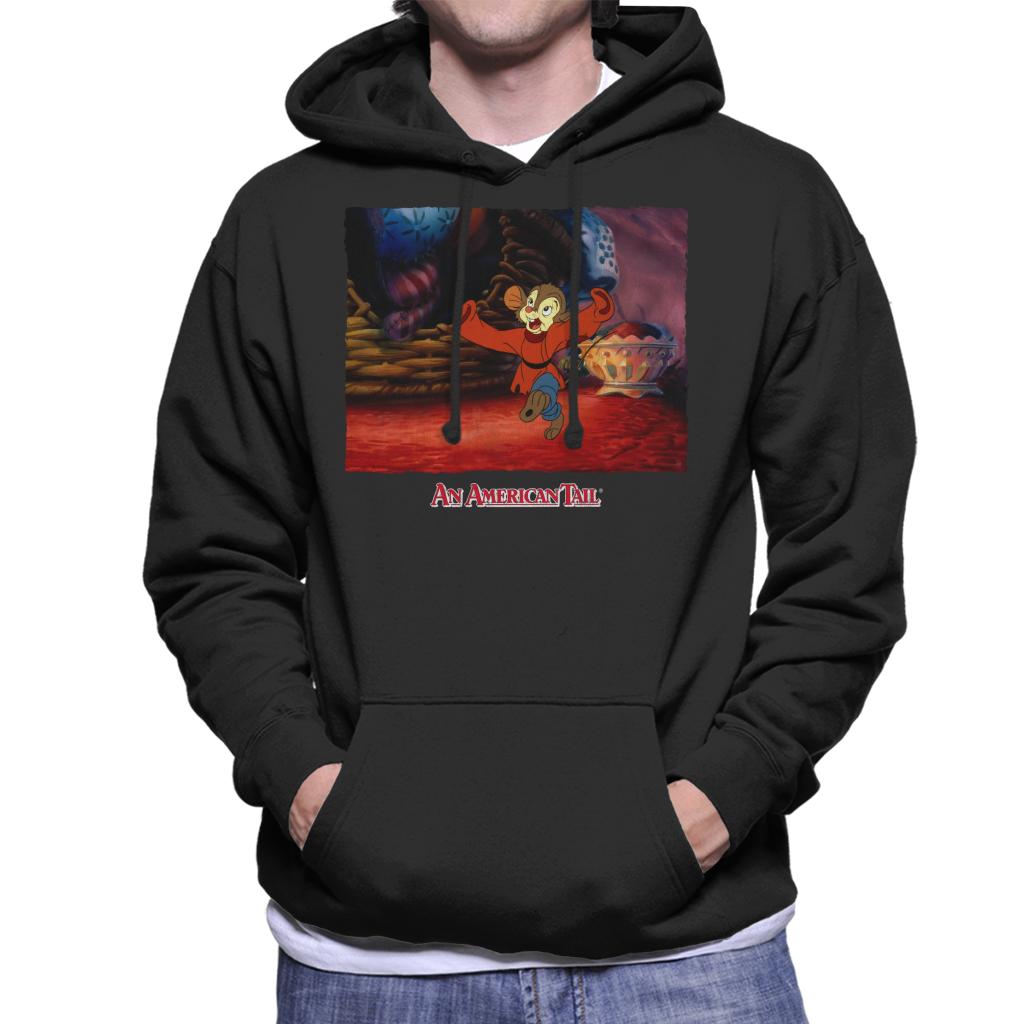 An American Tail Fievel Dancing Men's Hooded Sweatshirt-ALL + EVERY