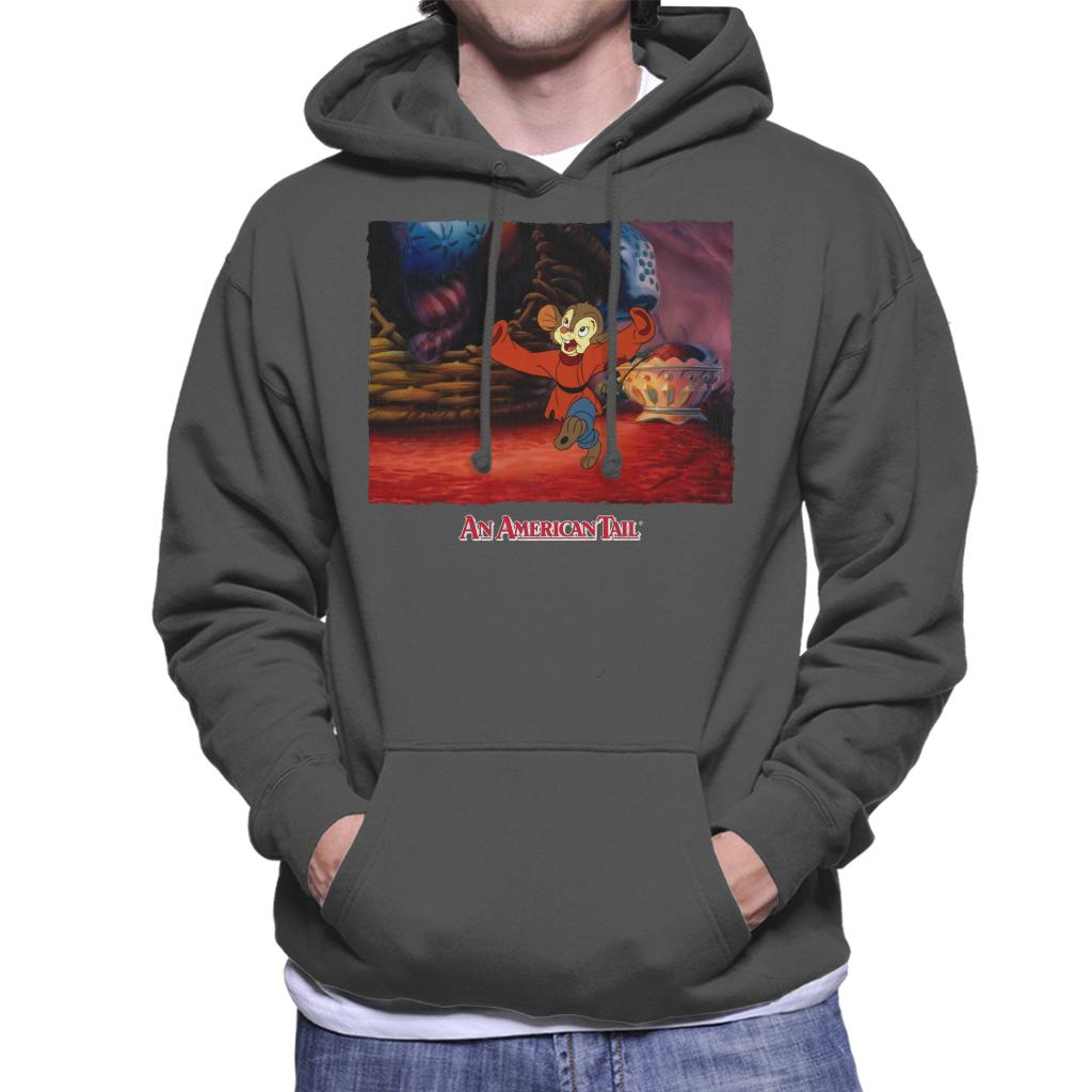 An American Tail Fievel Dancing Men's Hooded Sweatshirt-ALL + EVERY