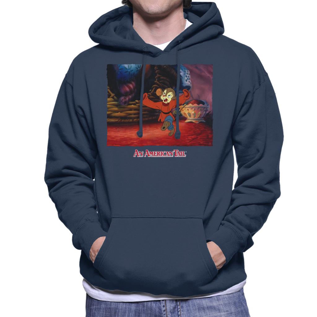 An American Tail Fievel Dancing Men's Hooded Sweatshirt-ALL + EVERY