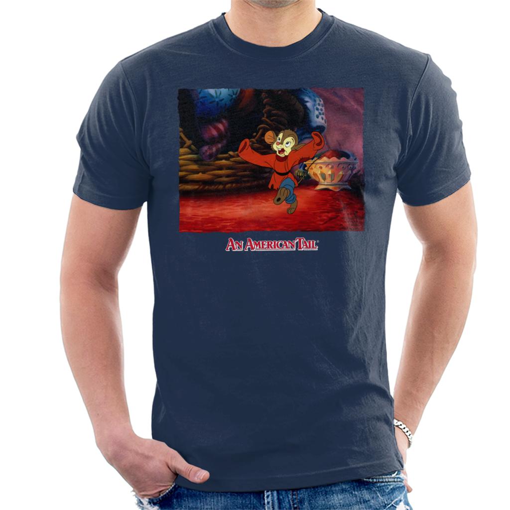 An American Tail Fievel Dancing Men's T-Shirt-ALL + EVERY