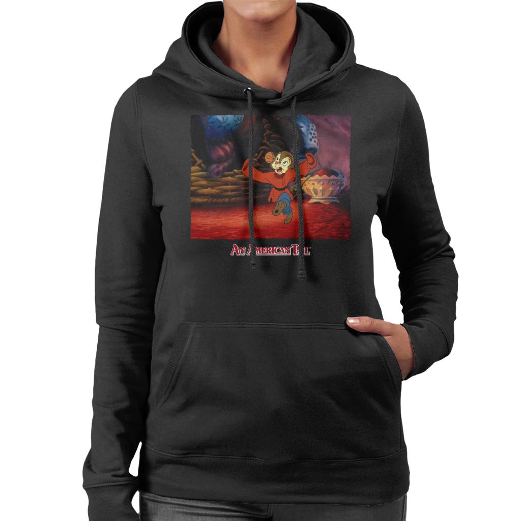 An American Tail Fievel Dancing Women's Hooded Sweatshirt-ALL + EVERY