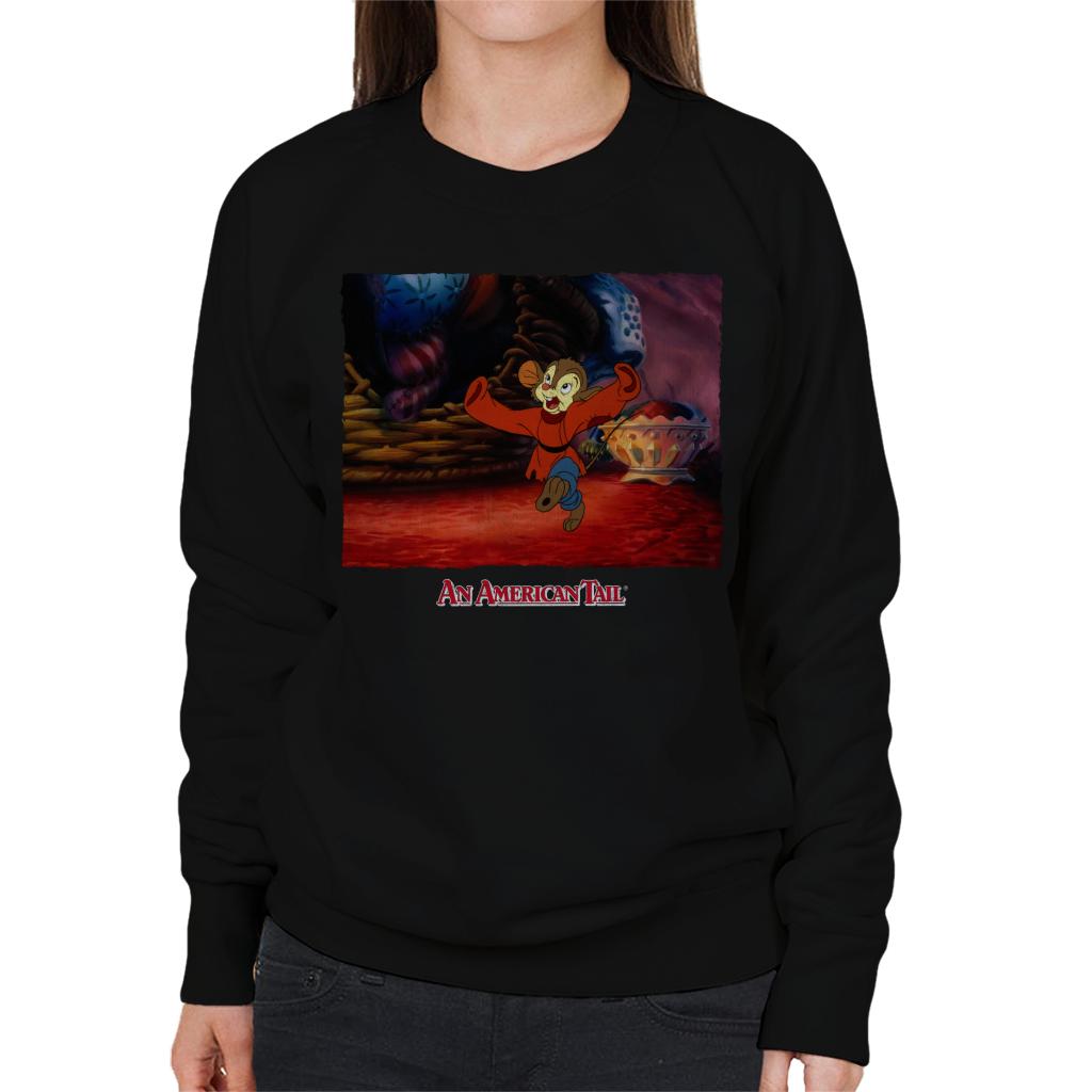 An American Tail Fievel Dancing Women's Sweatshirt-ALL + EVERY