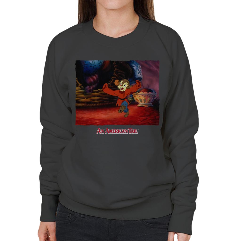 An American Tail Fievel Dancing Women's Sweatshirt-ALL + EVERY