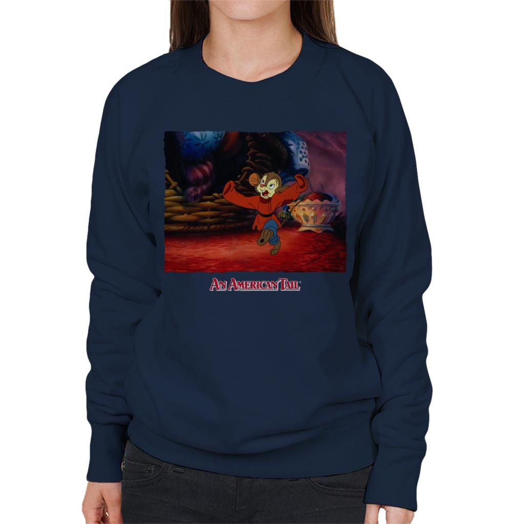 An American Tail Fievel Dancing Women's Sweatshirt-ALL + EVERY