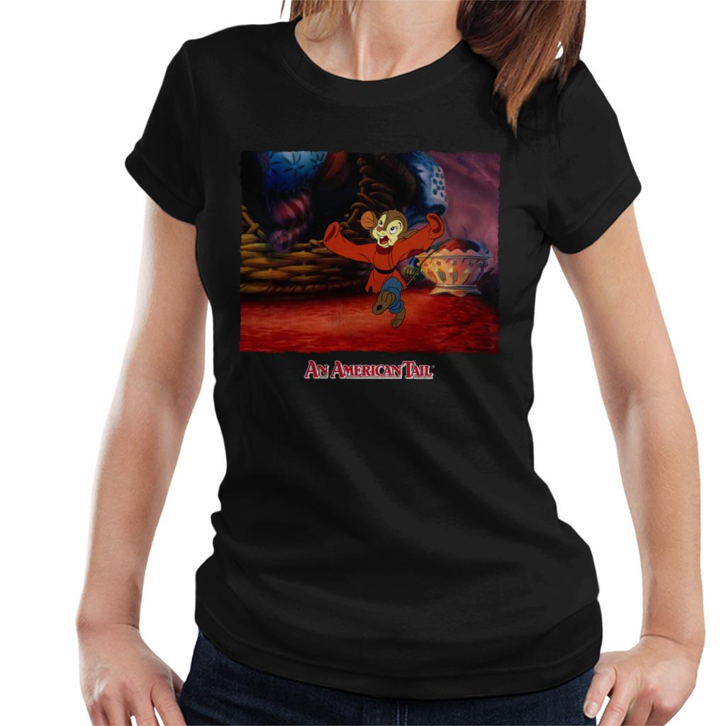 An American Tail Fievel Dancing Women's T-Shirt-ALL + EVERY