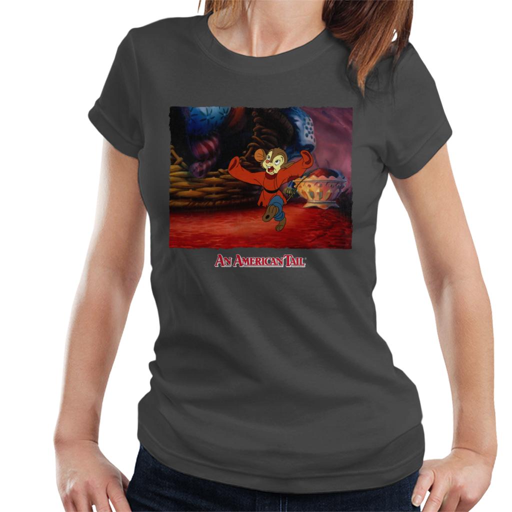 An American Tail Fievel Dancing Women's T-Shirt-ALL + EVERY