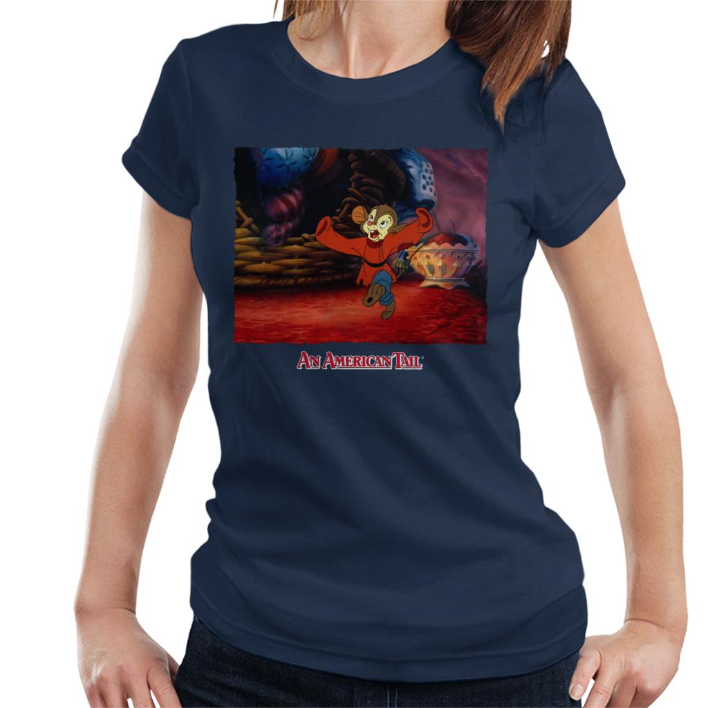 An American Tail Fievel Dancing Women's T-Shirt-ALL + EVERY