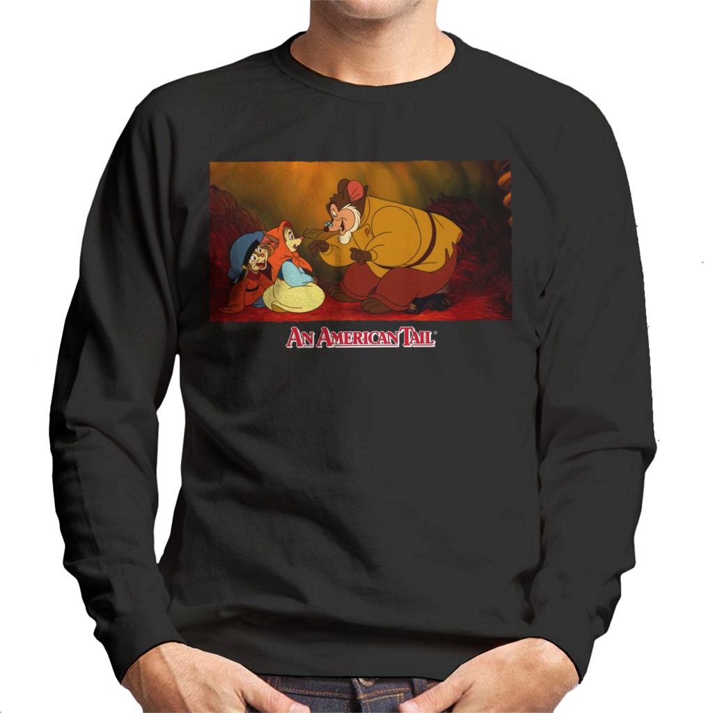 An American Tail Papa Talking To Tanya Men's Sweatshirt-ALL + EVERY