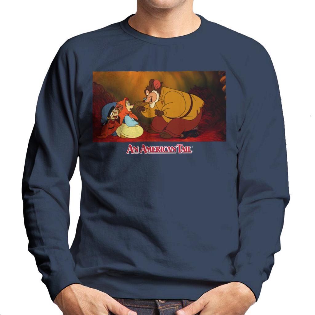 An American Tail Papa Talking To Tanya Men's Sweatshirt-ALL + EVERY