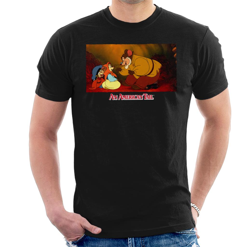 An American Tail Papa Talking To Tanya Men's T-Shirt-ALL + EVERY