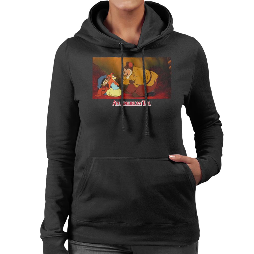 An American Tail Papa Talking To Tanya Women's Hooded Sweatshirt-ALL + EVERY